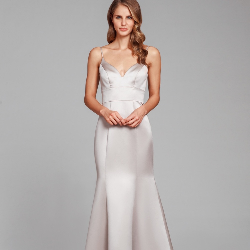 Hayley Paige Occassions Ivory Champagne Dress